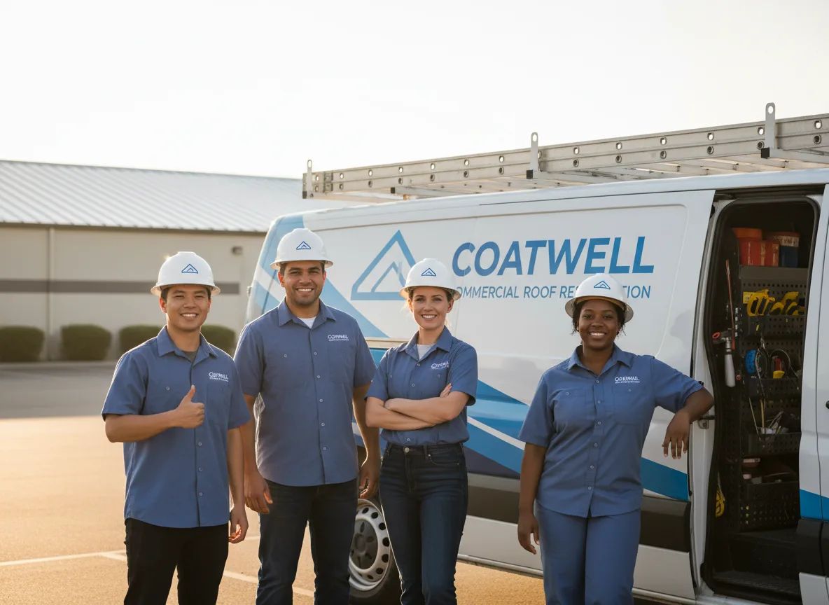Commercial roof coating company in Clutier, IA